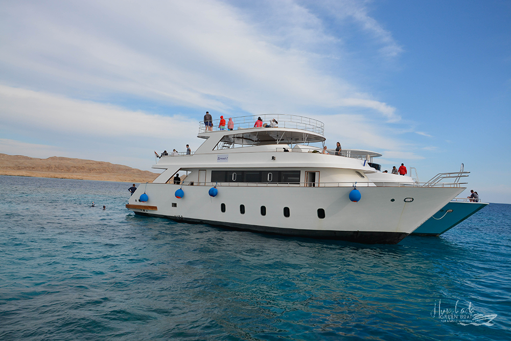 Private sunset cruise in Hurghada – guests enjoying sunset with live DJ onboard