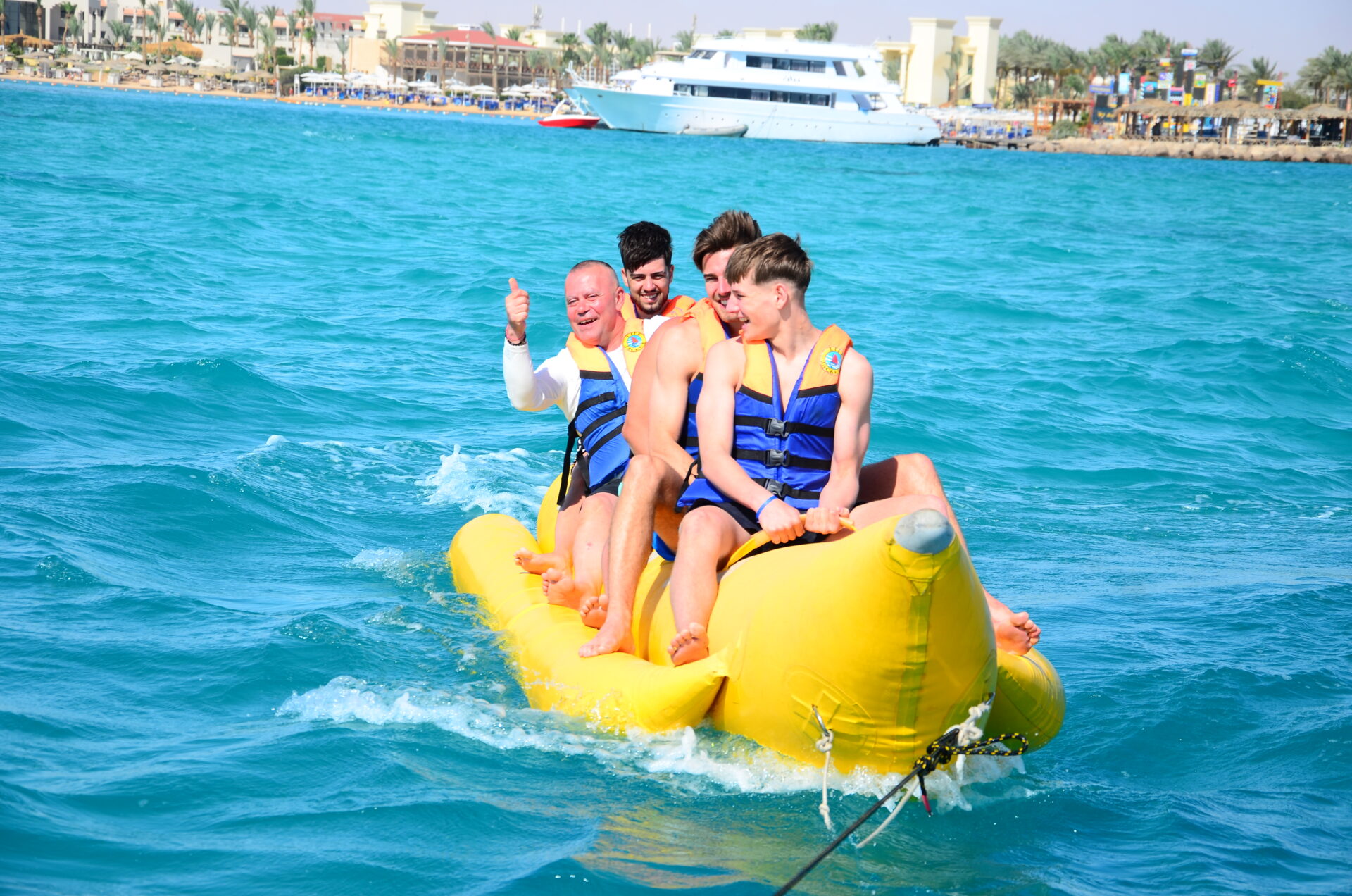 Privates Boot auf dem Roten Meer bei Hurghada