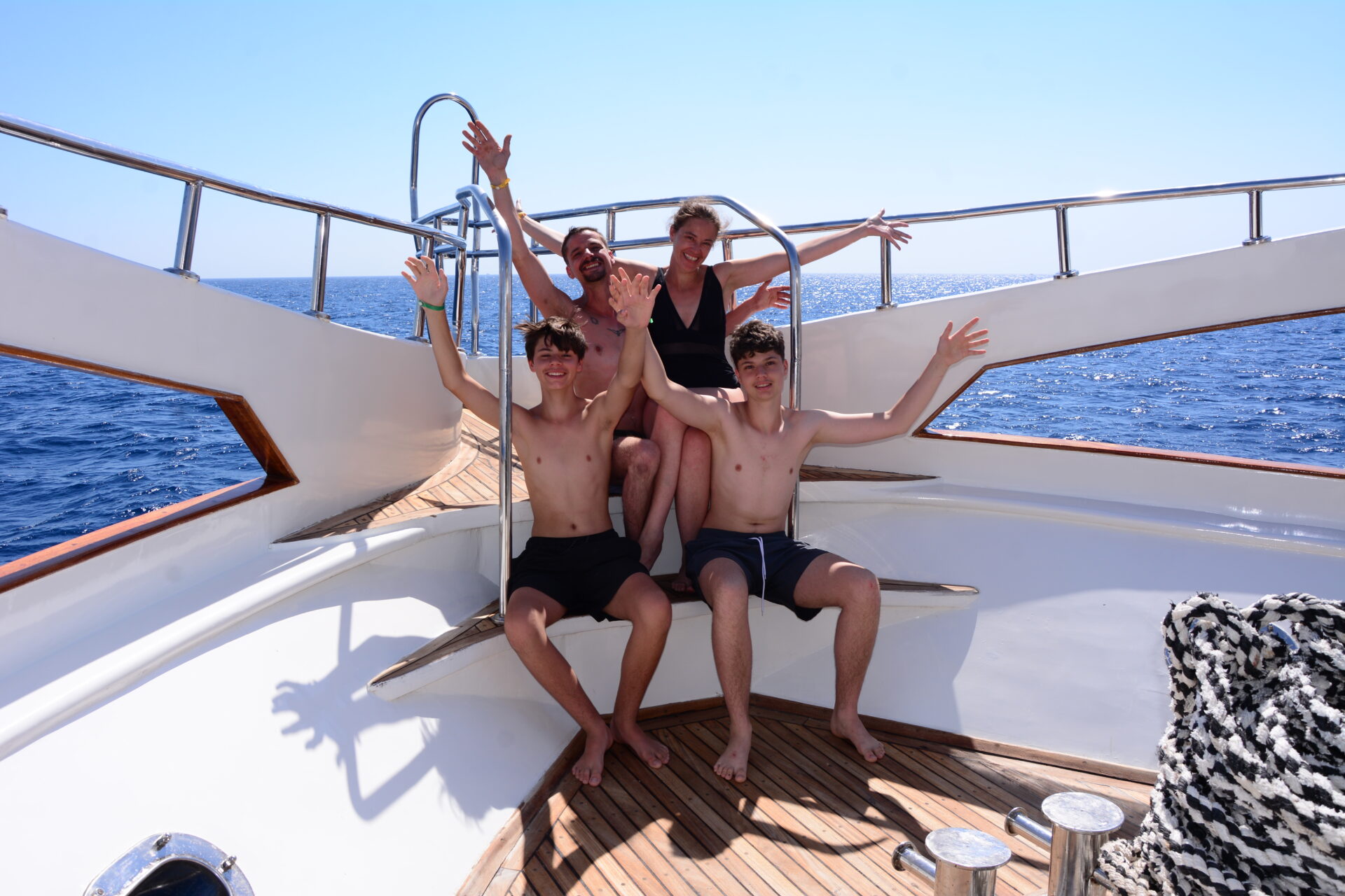 Snorkeling activity during Hurghada Green Boat trip