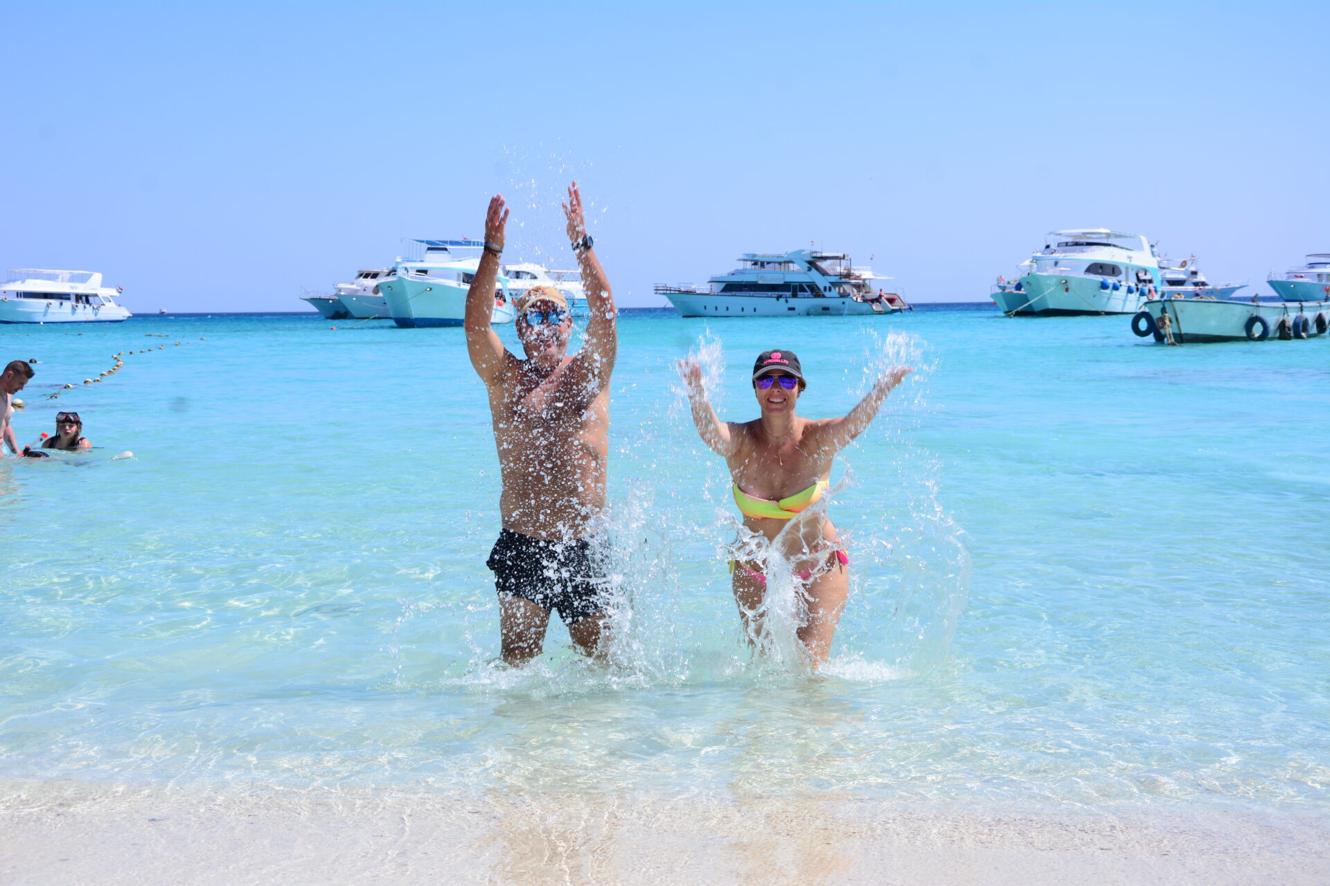 Hurghada Green Boat luxury boat tour on the Red Sea